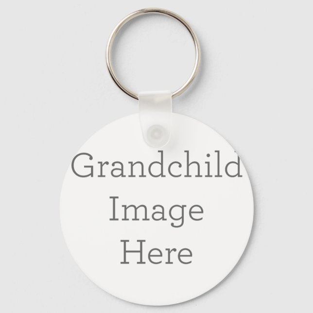 Anpassningsbar Grandchild Keychain Gift Nyckelring (Framsida)