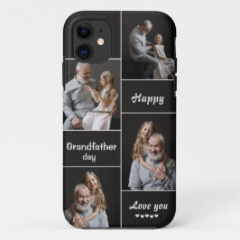 Anpassningsbar Grandfather Day Photos iphone case