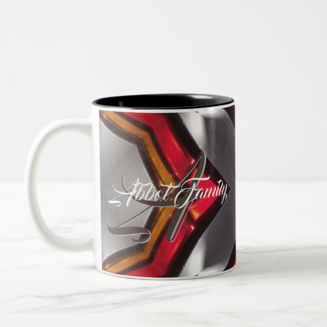 Anpassningsbar Grandföräldrar Gift Hett Cocoa Coff Två-Tonad Mugg (Vänster)