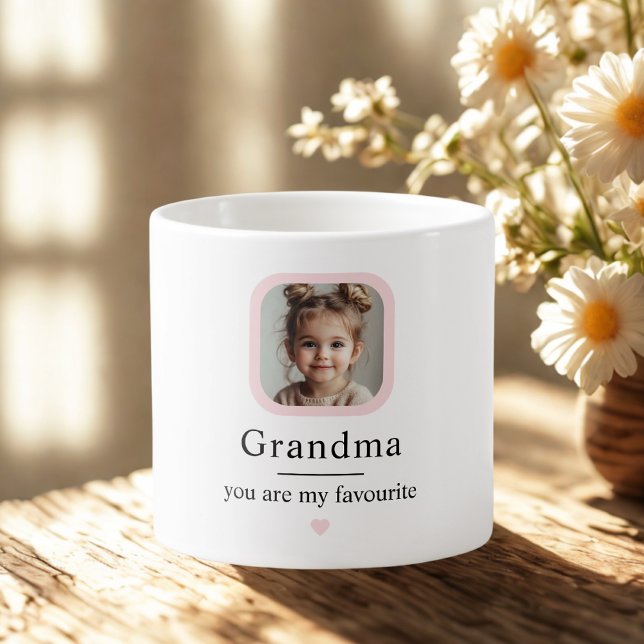 Anpassningsbar Grandma | "Du är min favoritgåva Espressomugg (Skapare uppladdad)
