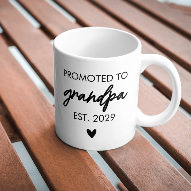 Anpassningsbar Grandma & Grandpa Mugg, Baby Shower Kaffemugg (baby shower gift mug, expecting baby mug, custom grandparents mug, custom baby announcement gift,)