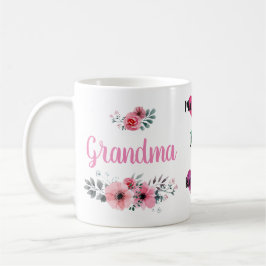 Anpassningsbar "Grandma" Mugg med Grandchildrens' 