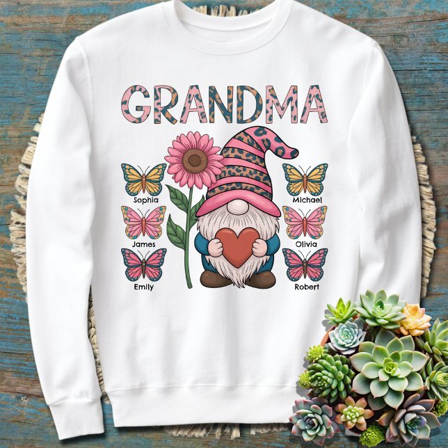 Anpassningsbar Grandma Sweatshirt with Barnbarn Na T Shirt (Skapare uppladdad)