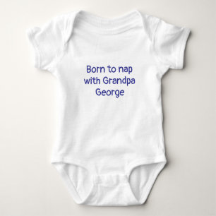 Anpassningsbar Grandpa Gift från Baby, Pojke, T Shirt