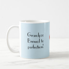 Anpassningsbar Grandpa Gift från Barnbarn, Kärlek, Kaffemugg