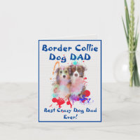 Anpassningsbar Gräns Collie Pappa Crazy Hund Digit