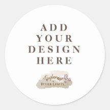 Anpassningsbar Graphic Classic Round-fästare