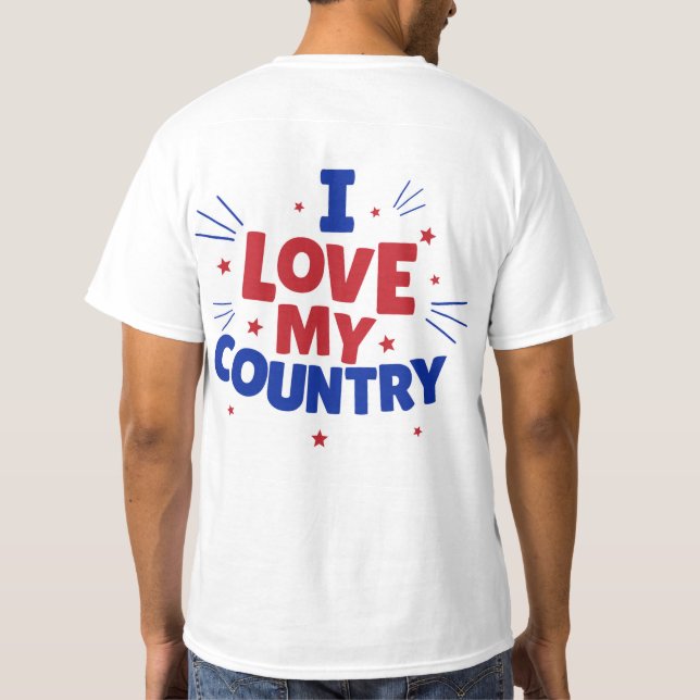 "Anpassningsbar Graphic T-Shirt - Unik design och  (Baksida)