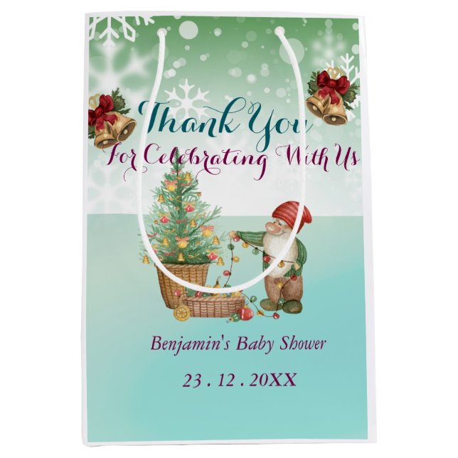 Anpassningsbar Gräs Star Baby Shower (Framsidan)