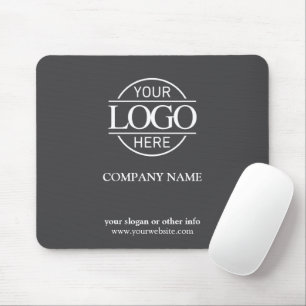 Anpassningsbar Grått Promotional Company Business Musmatta