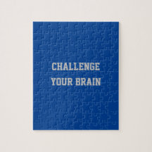 Anpassningsbar Grått Text Challenge Your Brain Dee