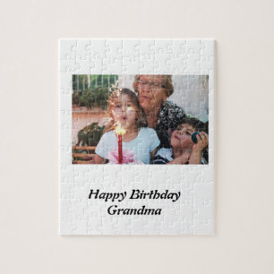 Anpassningsbar Grattis på födelsedagen Grandma Pho Pussel