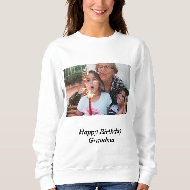 Anpassningsbar Grattis på födelsedagen Grandma Pho T Shirt (Framsida)