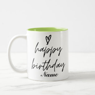 Anpassningsbar Grattis på födelsedagen-kaffe Mugg