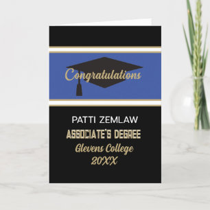 Anpassningsbar Gratulerar! Kolla! Associatets exam Kort