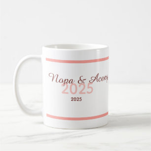 Anpassningsbar Gravid Gender Visa enkel minimal Kaffemugg