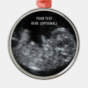 Anpassningsbar Gravid Keepsak Julgransprydnad Metall