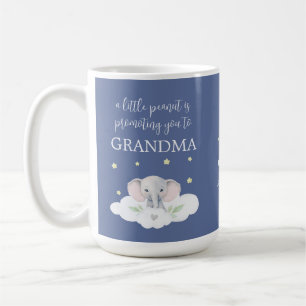 Anpassningsbar Gravid Meddelande om Mugg Cute Blue