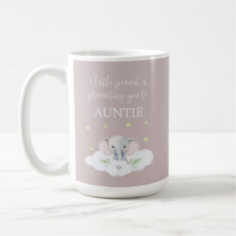 Anpassningsbar Gravid Meddelande om Mugg Cute Rosa