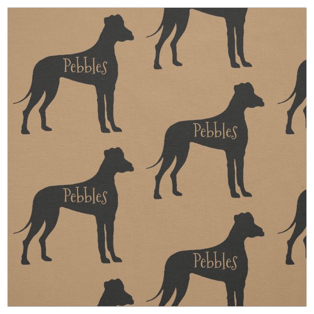 Anpassningsbar Great dane Hund Fabric Tyg (Provkarta)