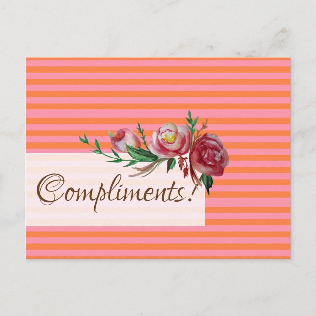 Anpassningsbar Greeting Card Rand Ro Vykort (Framsida)