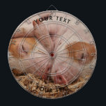 Anpassningsbar Grisar Photo Dart Board Darttavla<br><div class="desc">Anpassningsbar Grisar Spipande fotvårdsskylt.</div>