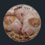 Anpassningsbar Grisar Photo Dart Board Darttavla<br><div class="desc">Anpassningsbar Grisar Spipande fotvårdsskylt.</div>