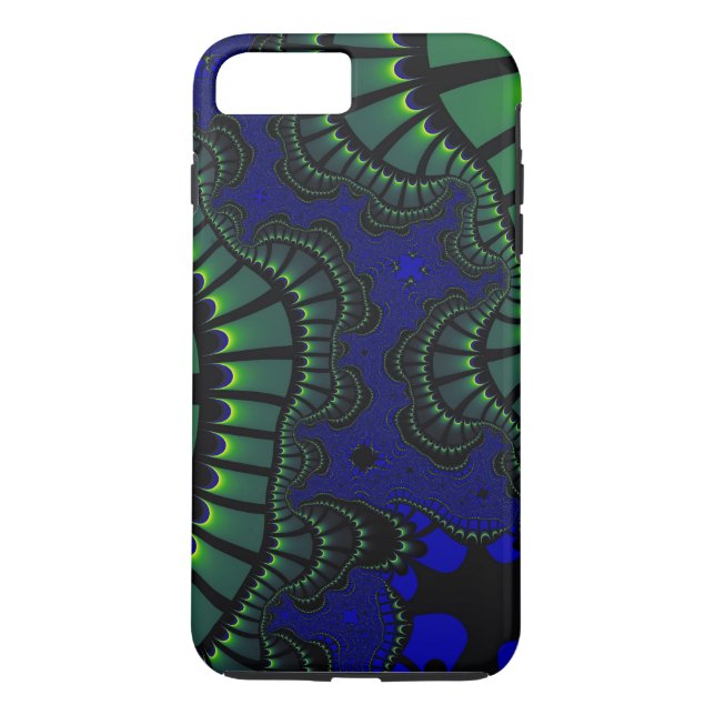 Anpassningsbar Grönt Blue Remix iPhone 8/7 Plus Fo Case-Mate iPhone Skal (Baksida)