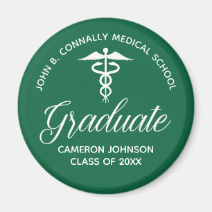 Anpassningsbar Grönt Medical School Studentfest Magnet