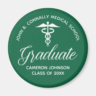 Anpassningsbar Grönt Medical School Studentfest Magnet