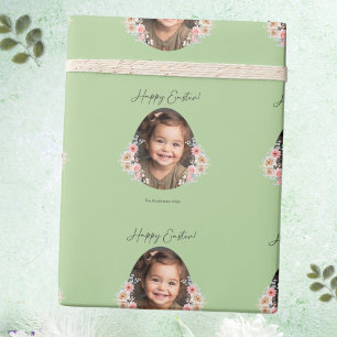 Anpassningsbar Grönt Påsk Wrapping Papper Presentpapper
