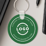 Anpassningsbar Grönt Promotional Business Logotyp  Nyckelring<br><div class="desc">Anpassa enkelt detta underlägg med din egen företagsbild eller logotyp eller anpassningsbar. Du kan ändra bakgrunden till färg så att den stämmer överens med din logotyp eller ditt företags färger. Nyckelkedjor som är märkta med anpassningsbarna och som har din logotyp är användbara och lätta att ge kunder och anställda, samtidigt...</div>