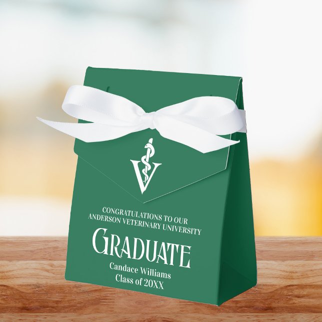 Anpassningsbar Grönt Veterinary School Studentfest Presentaskar (Skapare uppladdad)