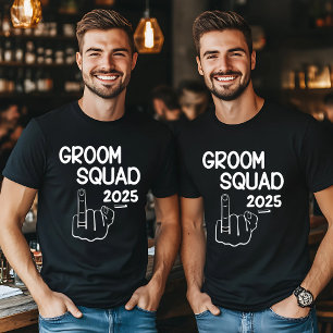 Anpassningsbar Groom Squad Shirt - Funny Bachelor T