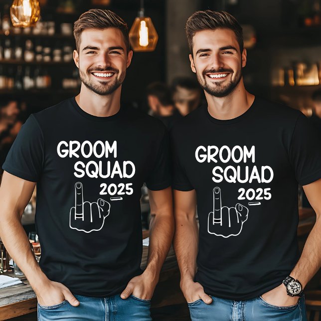 Anpassningsbar Groom Squad Shirt - Funny Bachelor  T Shirt (Skapare uppladdad)
