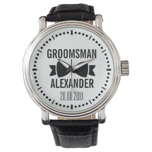 Anpassningsbar Groomsman Armbandsur