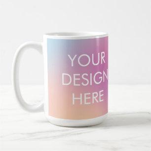 Anpassningsbar Groovy Gradient Coffee Mugg