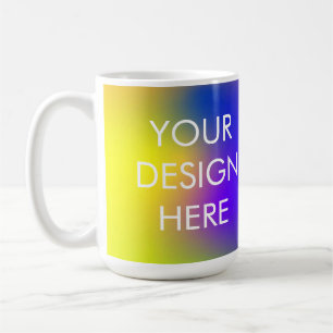 Anpassningsbar Groovy Gradient Coffee Mugg