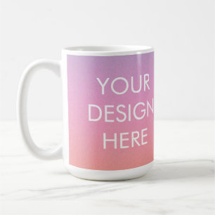 Anpassningsbar Groovy Gradient Coffee Mugg