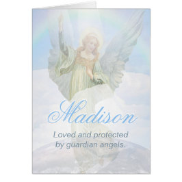 Anpassningsbar Guardian Angel Hälsningskort