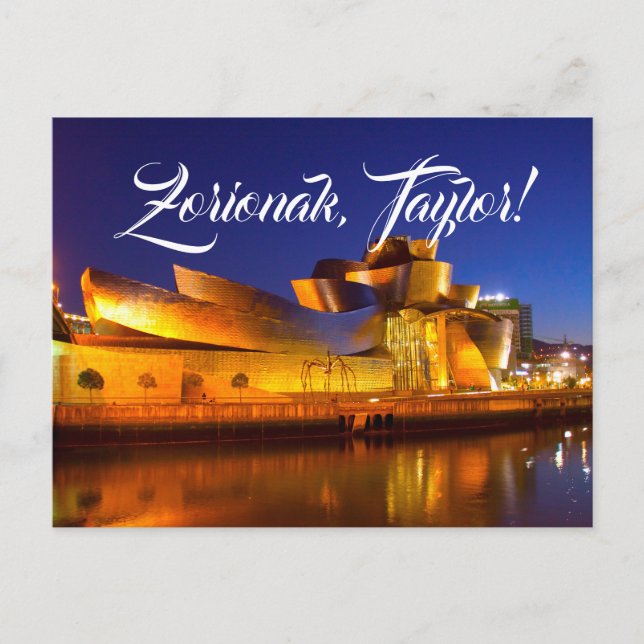 Anpassningsbar, Guggenheim Bilbao Museum, Euskadi, Vykort (Framsida)