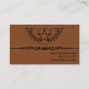 Anpassningsbar Guitar Land Western Band Music Musi Visitkort