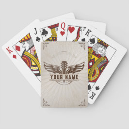 Anpassningsbar Guitar Player Gift Anpassningsbar-u Casinokort