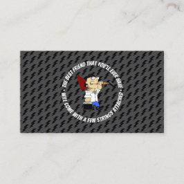 Anpassningsbar Guitar Shop Luthier Sales Repair Se Visitkort