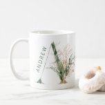 Anpassningsbar Guld Botanical Eucalyptus Monogram  Kaffemugg<br><div class="desc">Det här är vår NYA Faux Guld Eucalyptus Monogram MUGG,  VI KAN PRODUCERA mugg I ALLA BREV SOM KRÄVS!!!!! KONTAKTA OSS OCH KONSTRUERA DIN *DU KAN KONTAKTA OSS VIA KONTAKTKNAPPEN KONTAKT FÖR DESIGNER*</div>