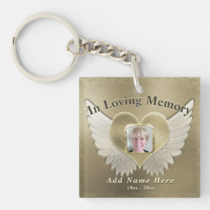 Anpassningsbar Guld Memorial Angel Vingar Lägg ti