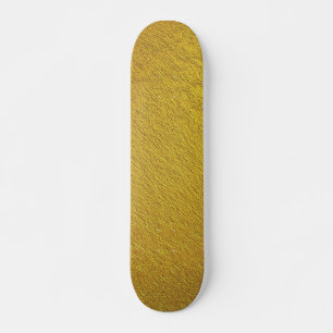 Anpassningsbar Guld Mini Skateboard Bräda 18,5 Cm