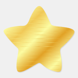 Anpassningsbar Guld Titta på Eleganten Modern tom Stjärnformat Klistermärke