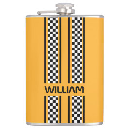 Anpassningsbar Gult & Black Tävling Sport Rand Fickplunta