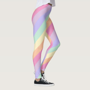 Anpassningsbar Gult Blåfärgad Lila Grönt Varna fär Leggings